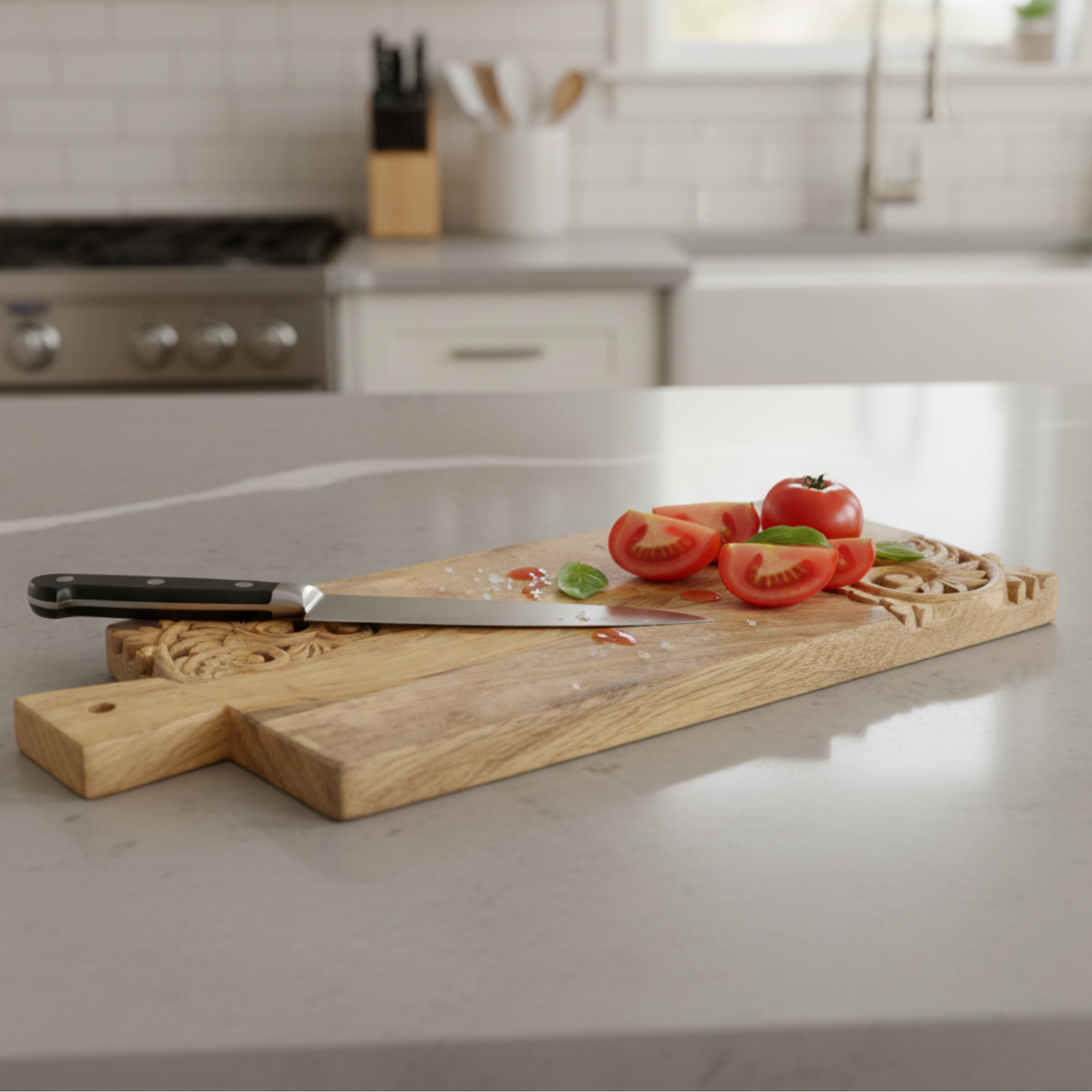 Premium Carved Chopping Board