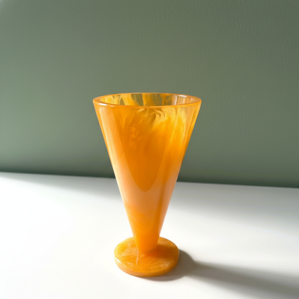 Set of 3 Epoxy Resin Decorative Vases
