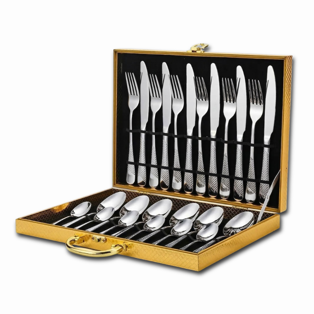 Premium Stainless Steel Cutlery Set with Luxury Gift Box