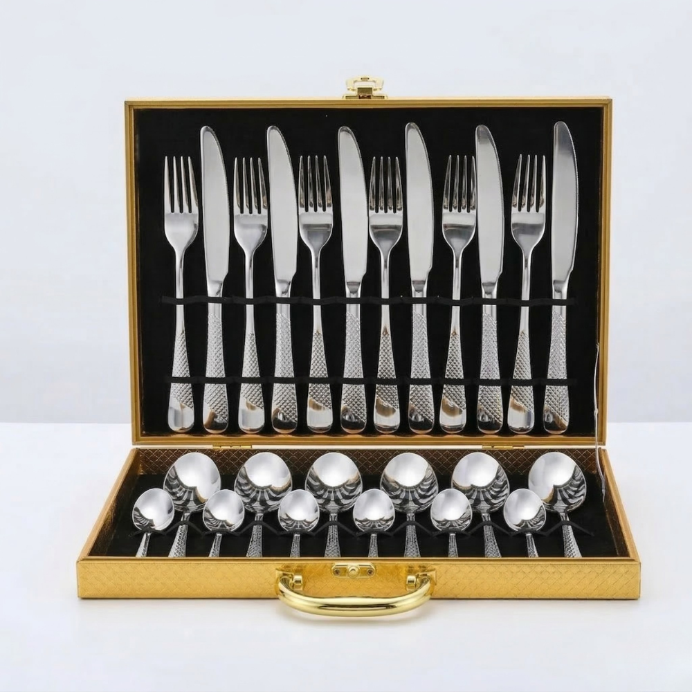 Premium Stainless Steel Cutlery Set with Luxury Gift Box