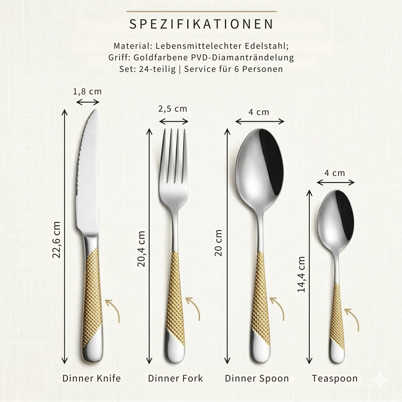 Premium Stainless Steel Cutlery Set with Luxury Gift Box