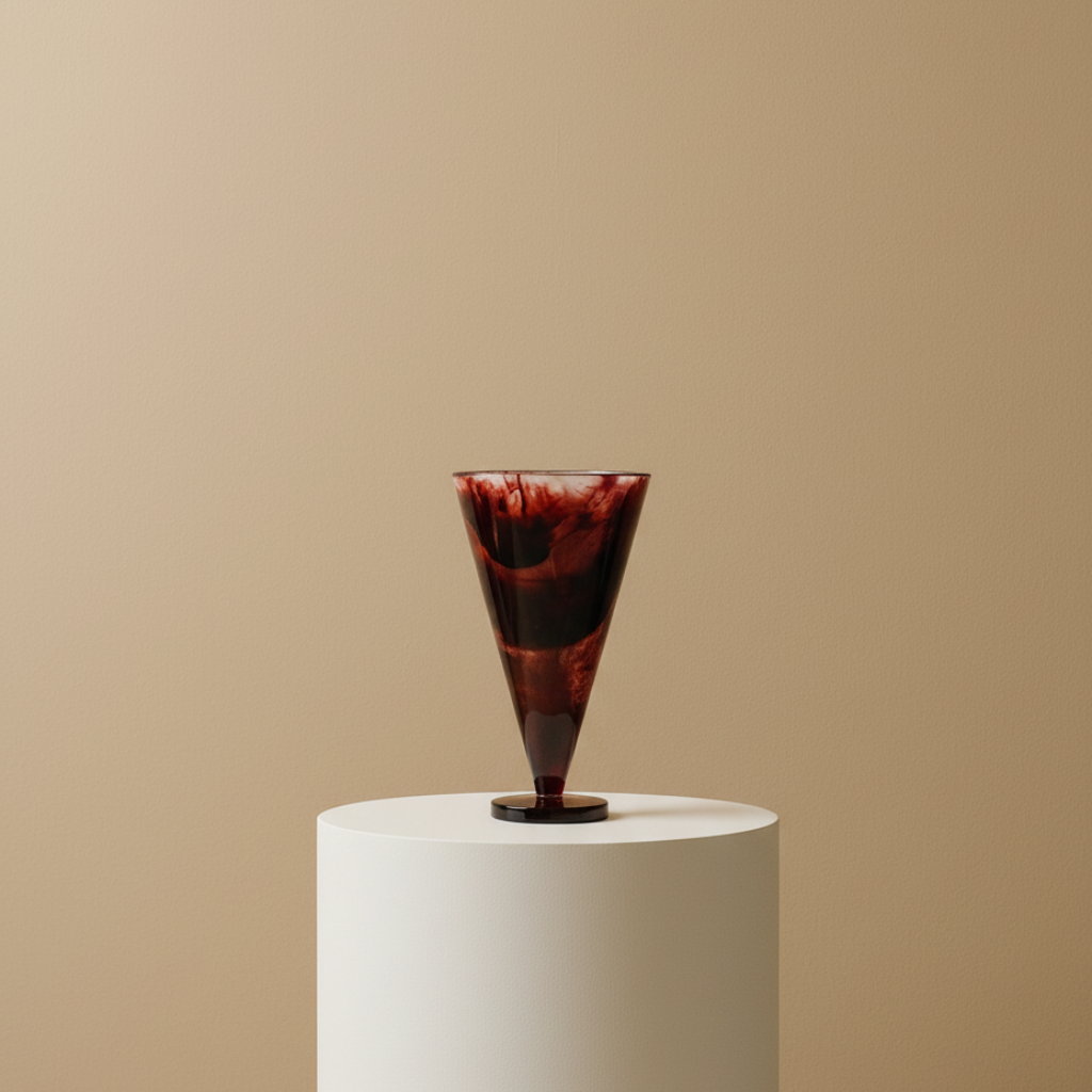 Set of 3 Epoxy Resin Decorative Vases