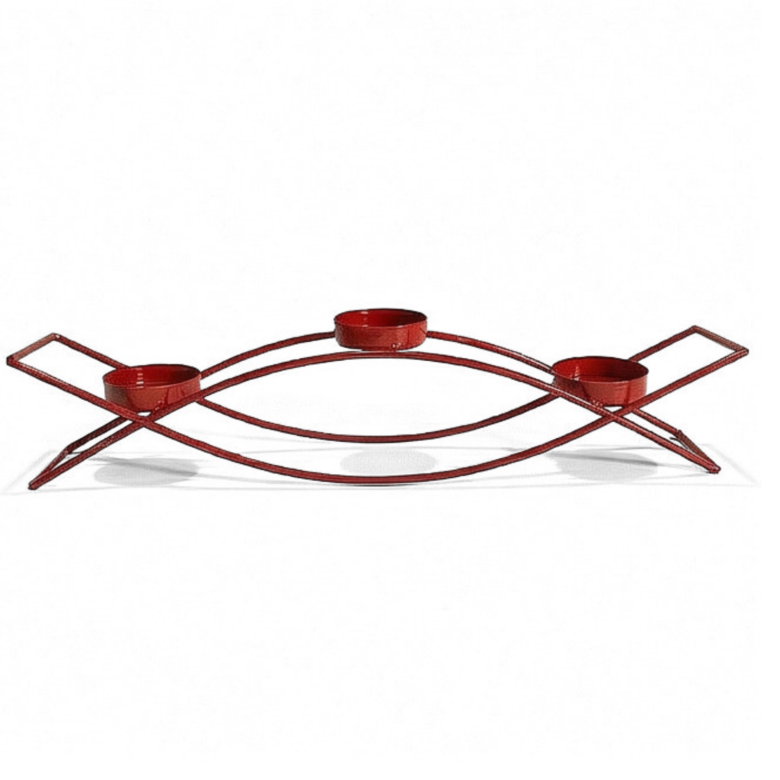 Modern Metal Candle Holder with 3 Arms