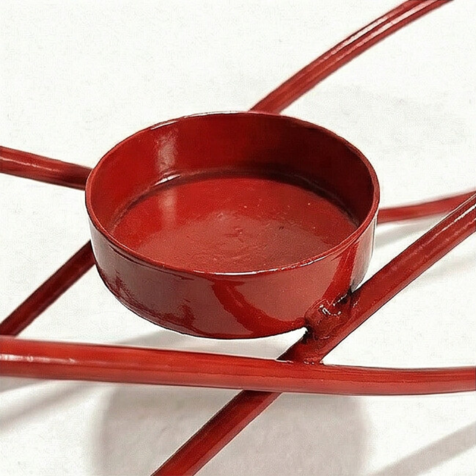 Modern Metal Candle Holder with 3 Arms