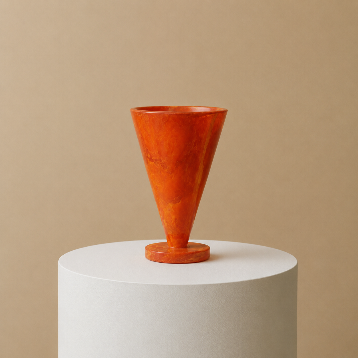 Set of 3 Epoxy Resin Decorative Vases