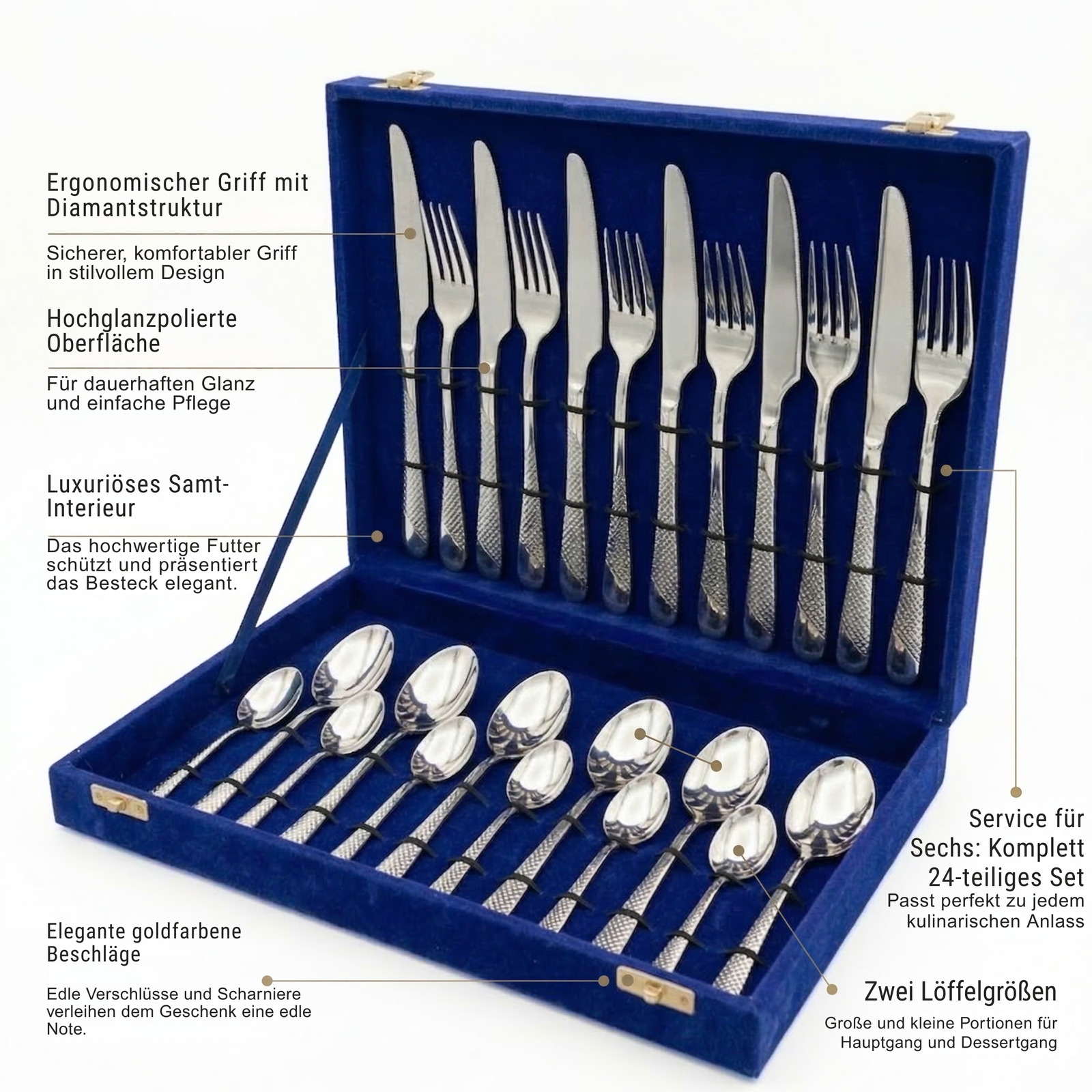 Premium Stainless Steel Cutlery Set with Luxury Gift Box