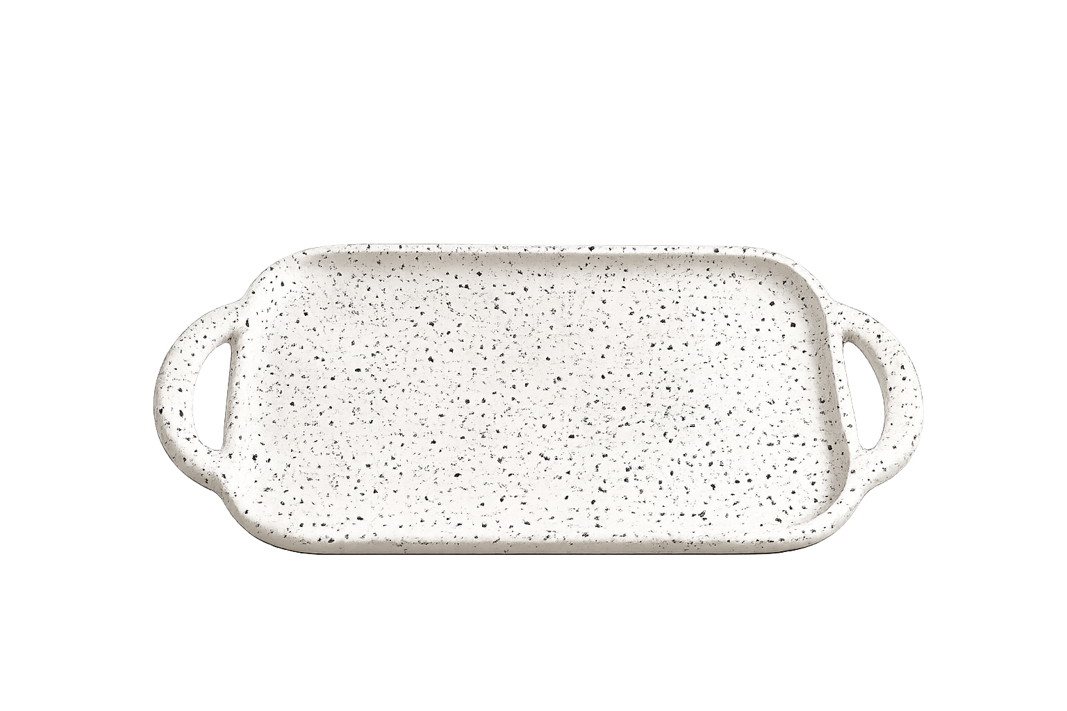Designer Hand-Painted Aluminum Serving Tray